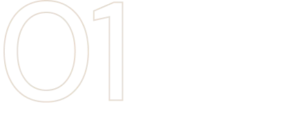 Number 01 in white on black background.